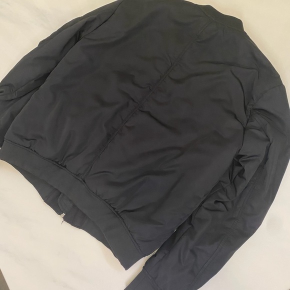 ZARA NAVY BLUE BOMBER JACKET - Picture 2 of 4